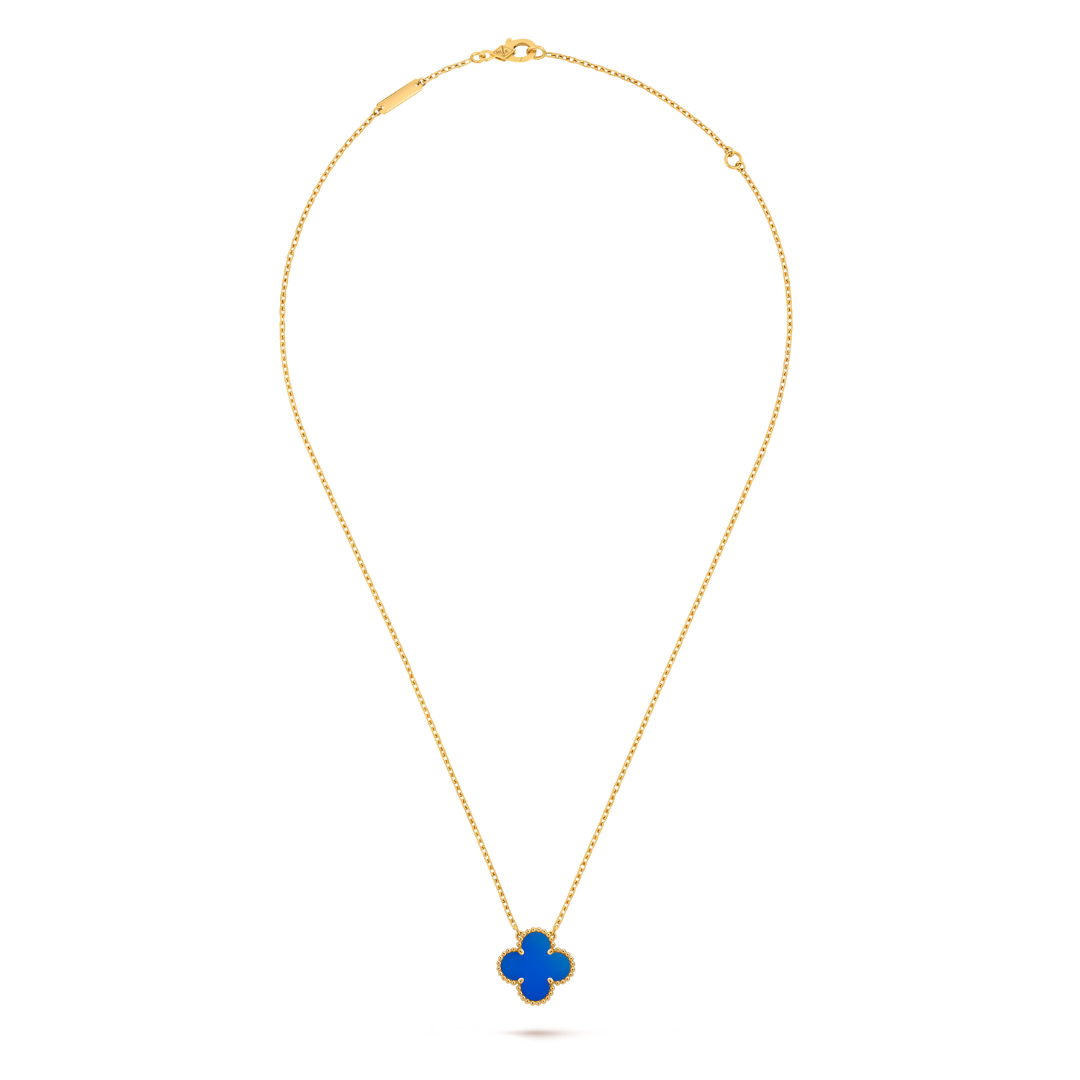 CLOVER | Blaues Halsband