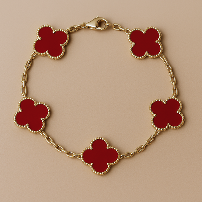 CLOVER - Rotes Armband