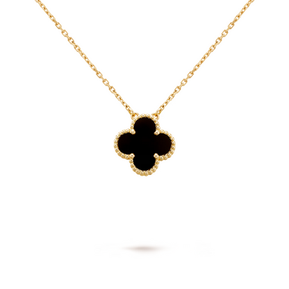 CLOVER | Schwarze Halskette