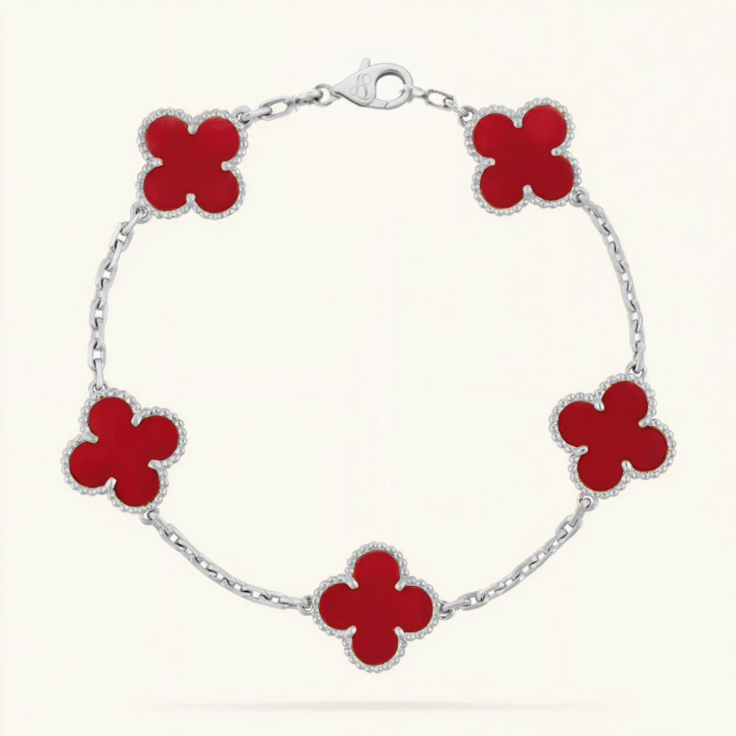 CLOVER - Rotes Armband