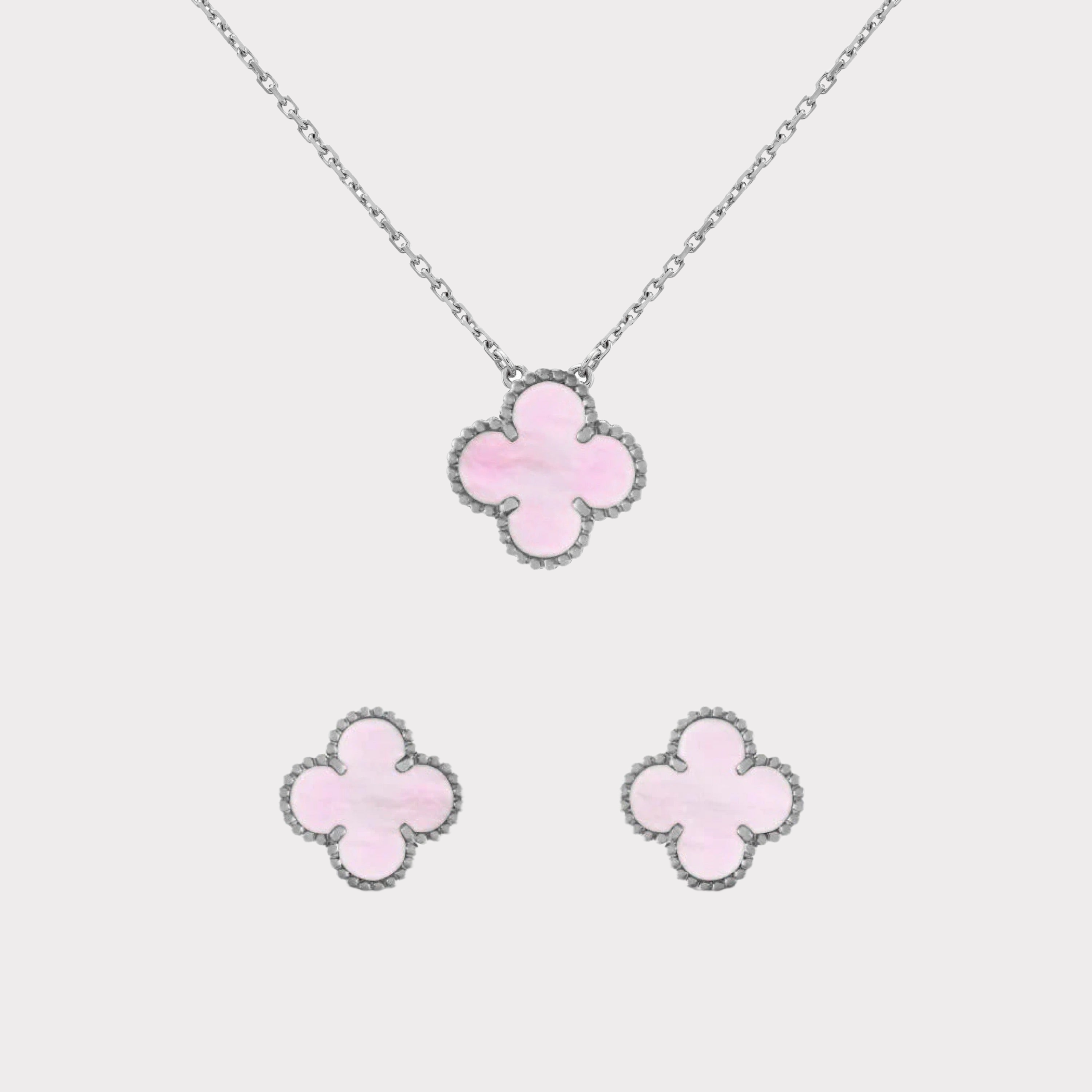 Silver Pink | Clover Set