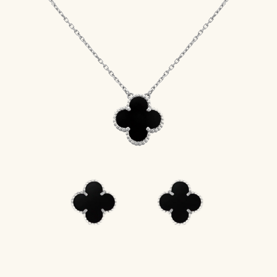 CLOVER | Silber Schwarz 2-Bundle