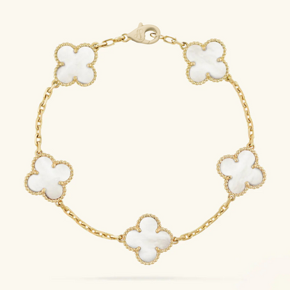 CLOVER - Weißes Armband