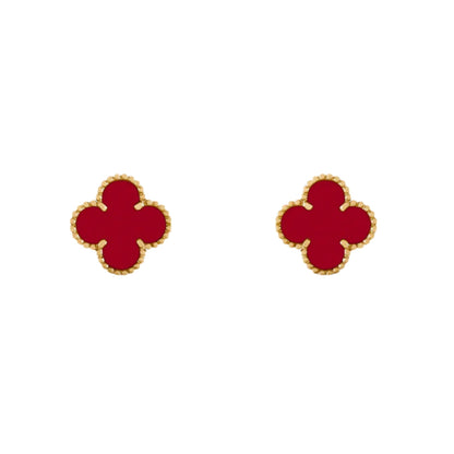 CLOVER | Rote Ohrringe