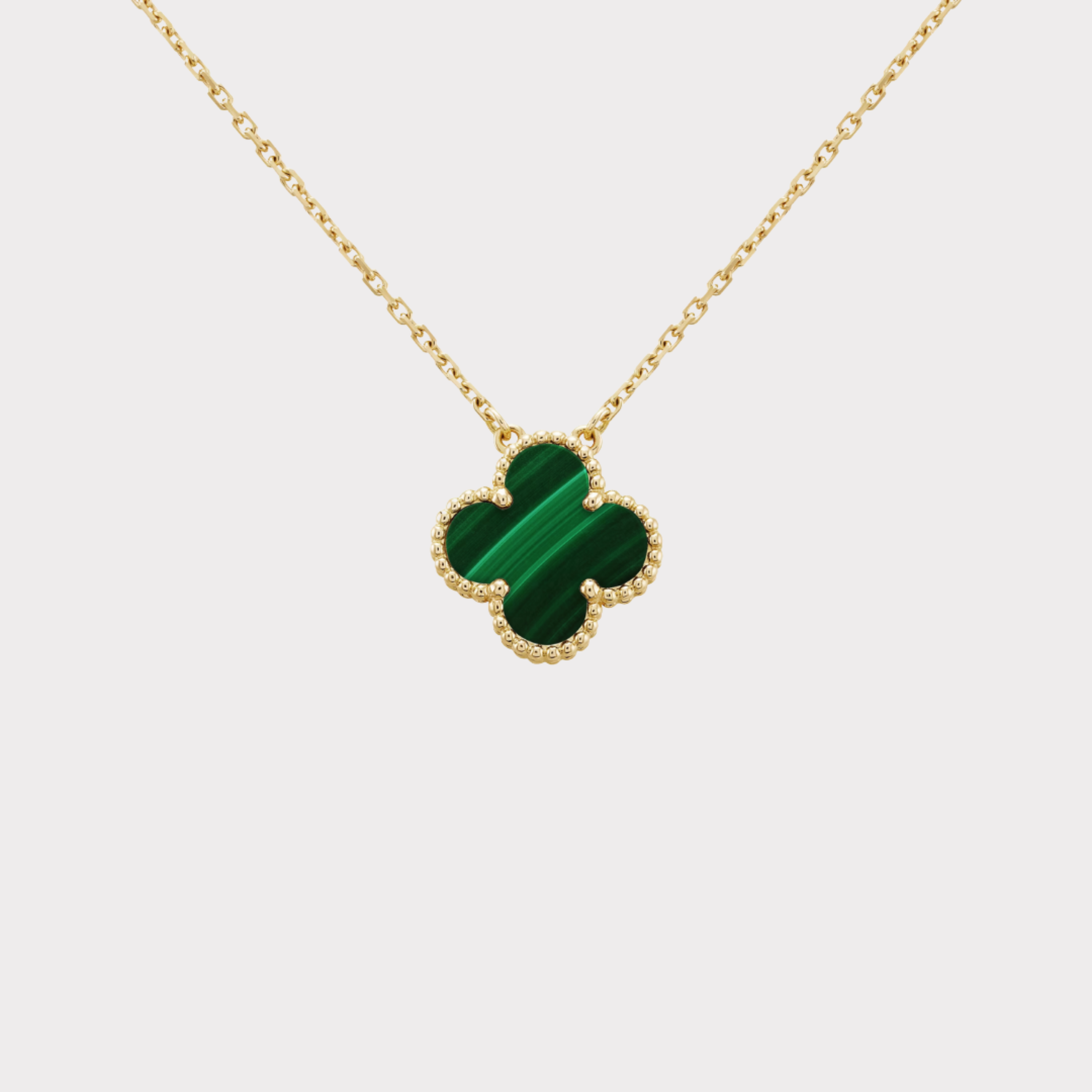 Golden Green | Clover Necklace