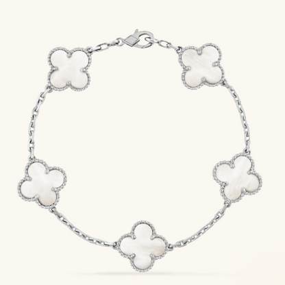 CLOVER | Weißes Armband