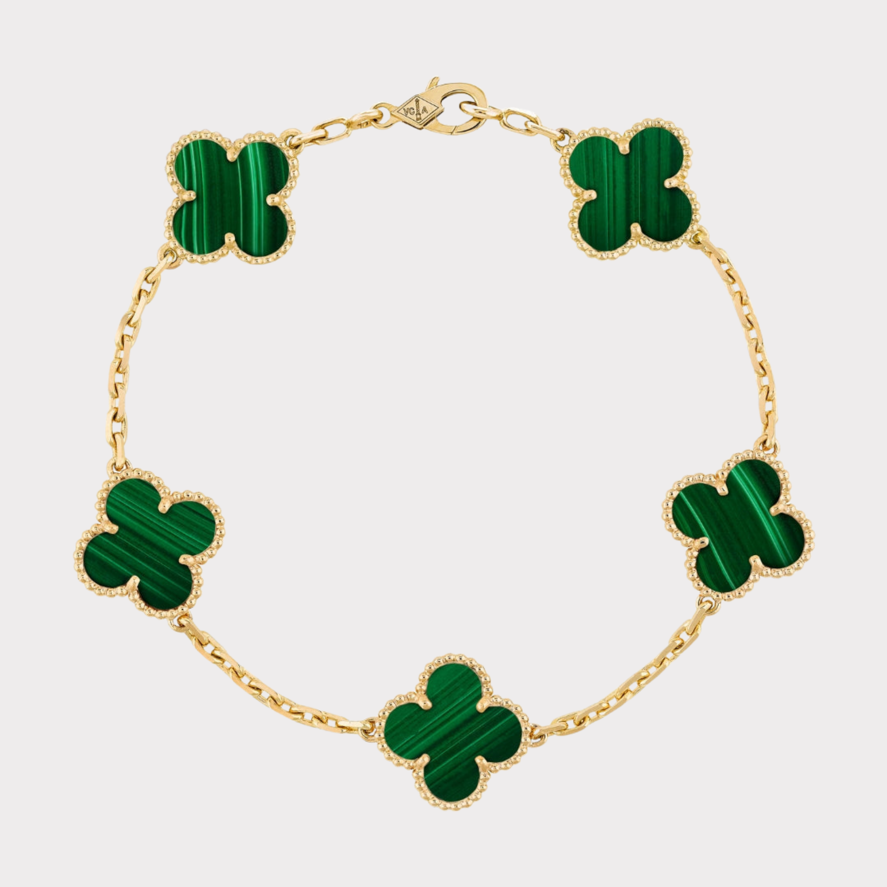 Golden Green | Clover Bracelet