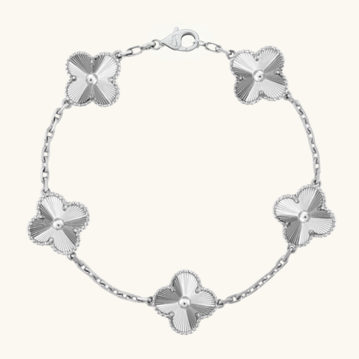 CLOVER - Silberarmband