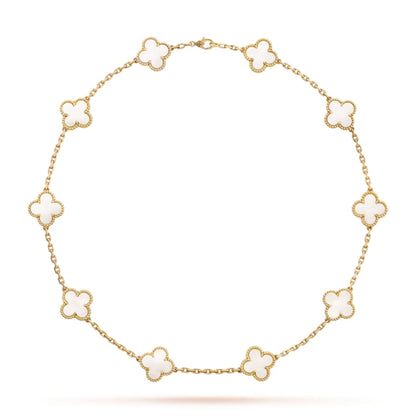 CLOVER | 10 Motive Weißes Halsband