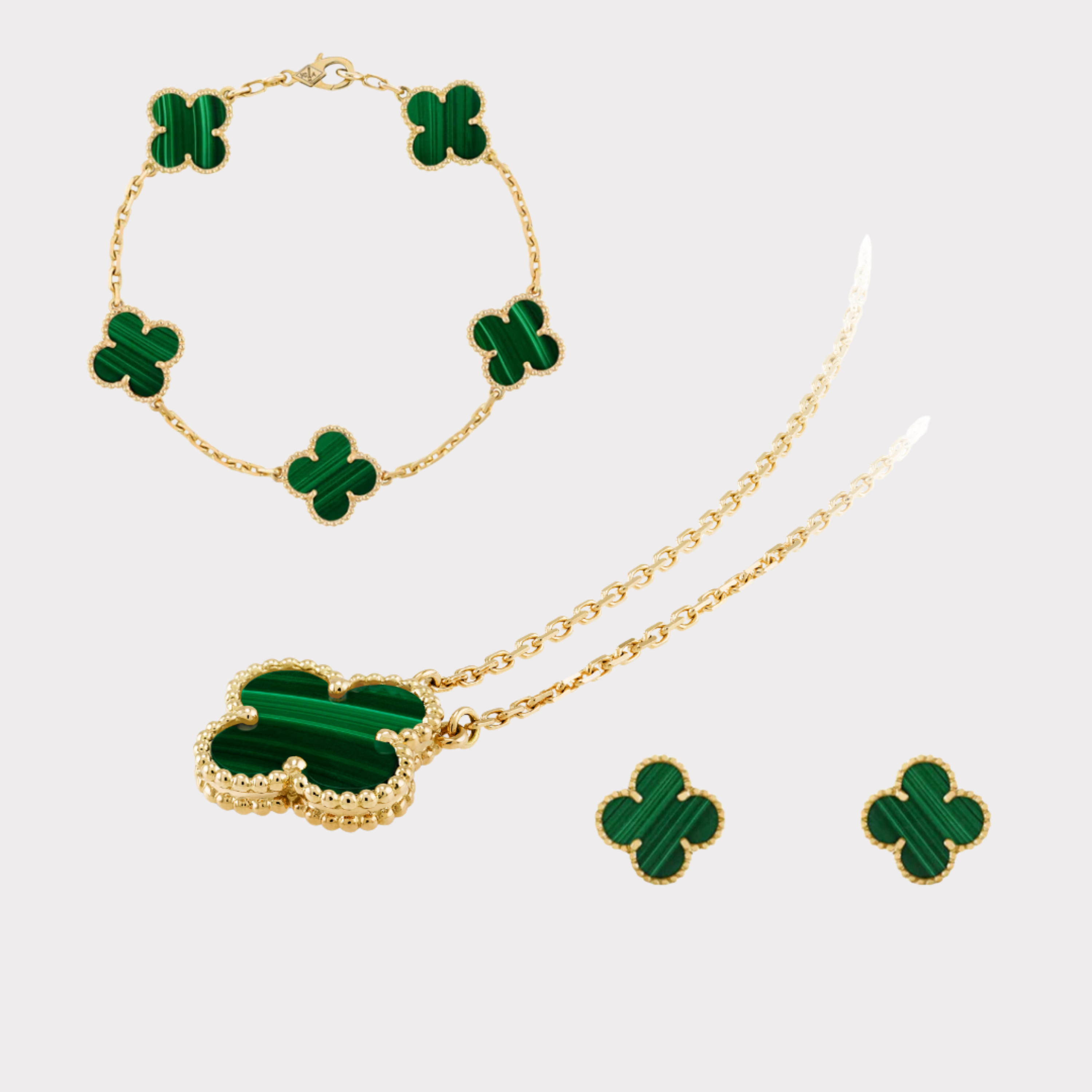 Golden Green Luxe | Clover Set