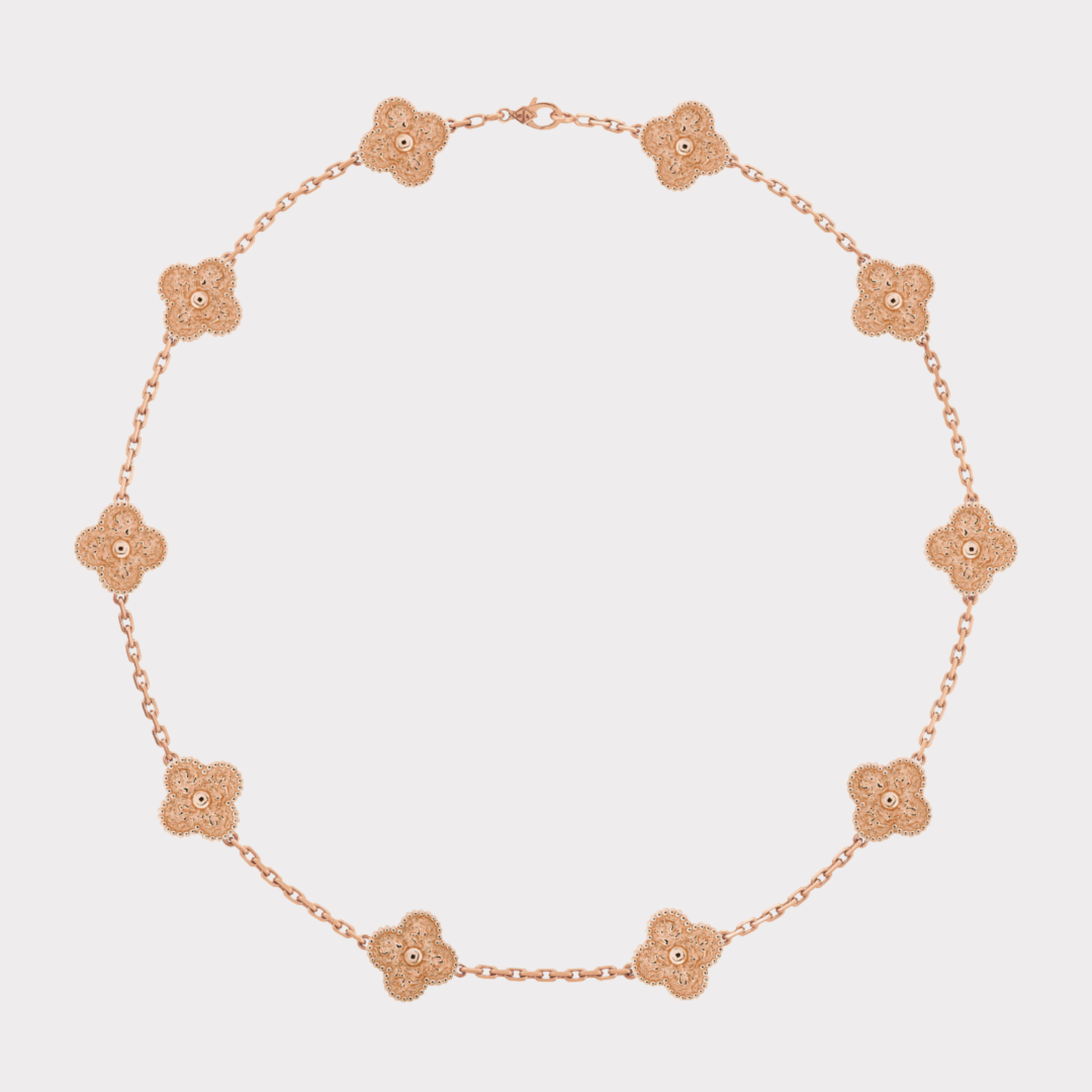 Rose Gold Luxe | Clover Diamond Necklace