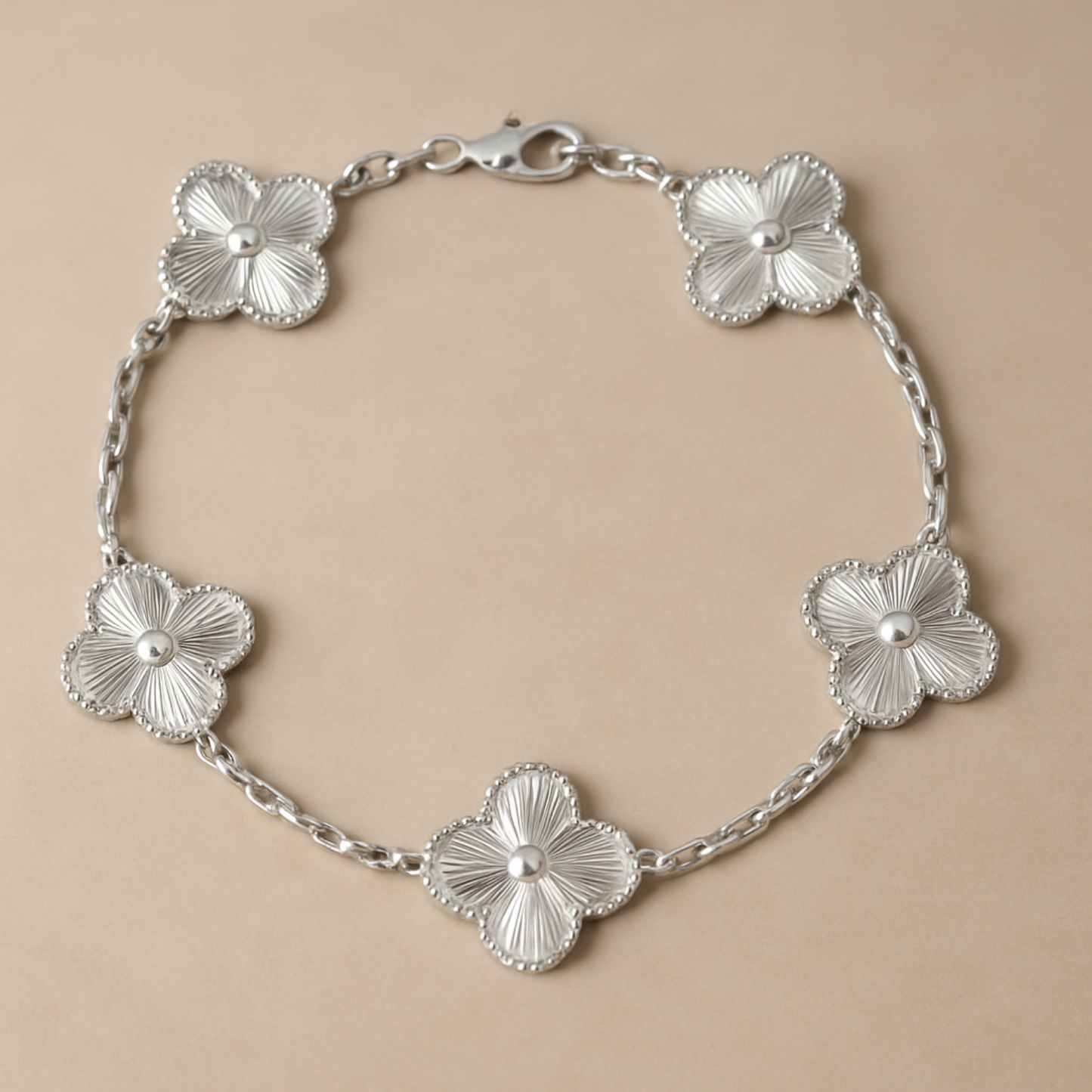 CLOVER - Silberarmband