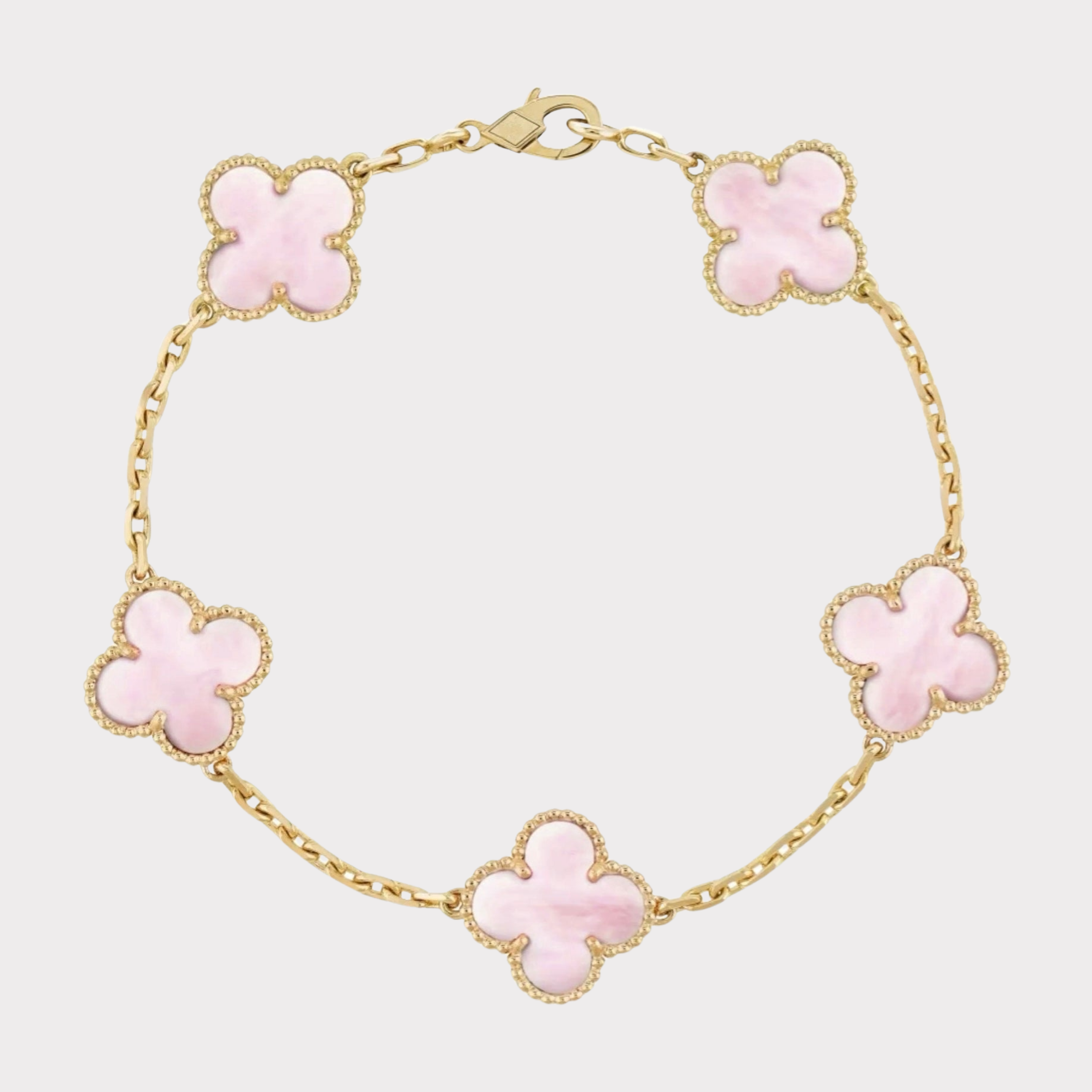 Golden Pink | Clover Bracelet