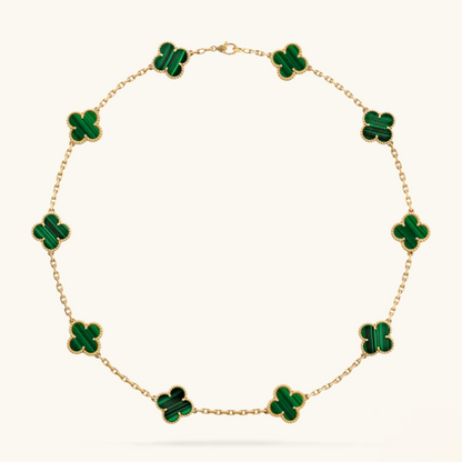 CLOVER | 10 Motive Grün Halskette