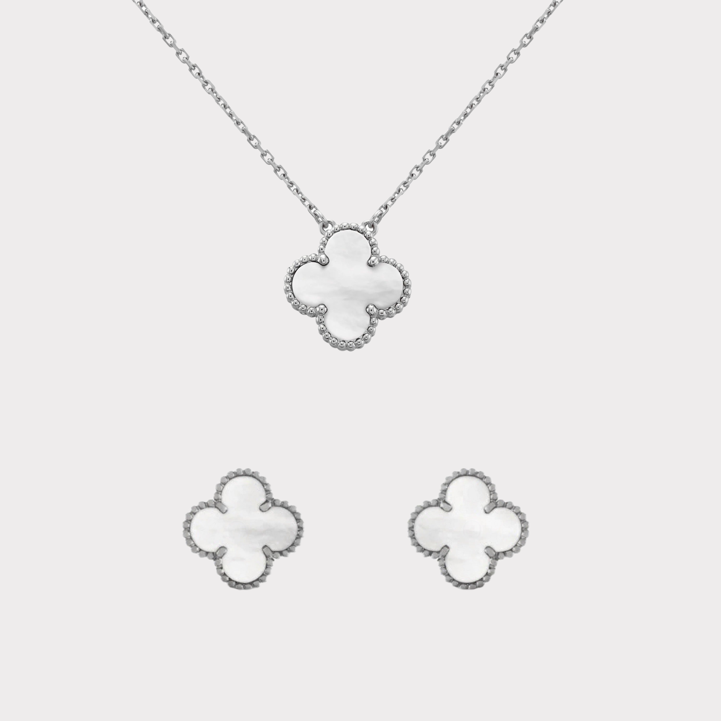 Silver White | Clover Set