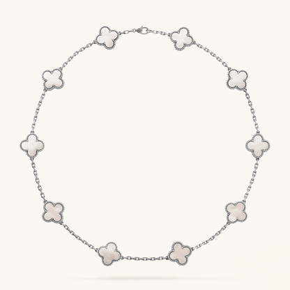 CLOVER | 10 Motive Silber Halskette