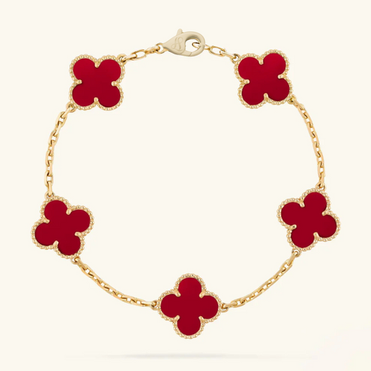 CLOVER - Rotes Armband