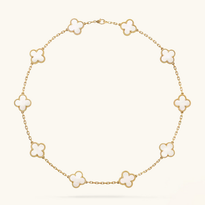 CLOVER | 10 Motive Weißes Halsband
