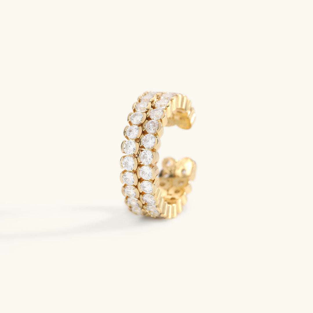 Cassandra Studded Gold Ring