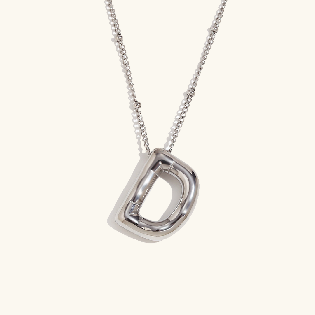 Balloon Initial Serenity Necklace