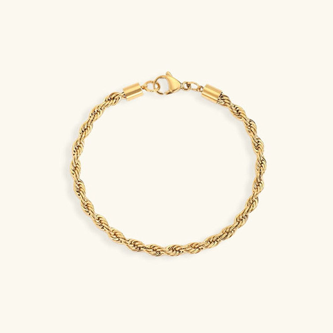 Gigi Rope Chain Gold Bracelet