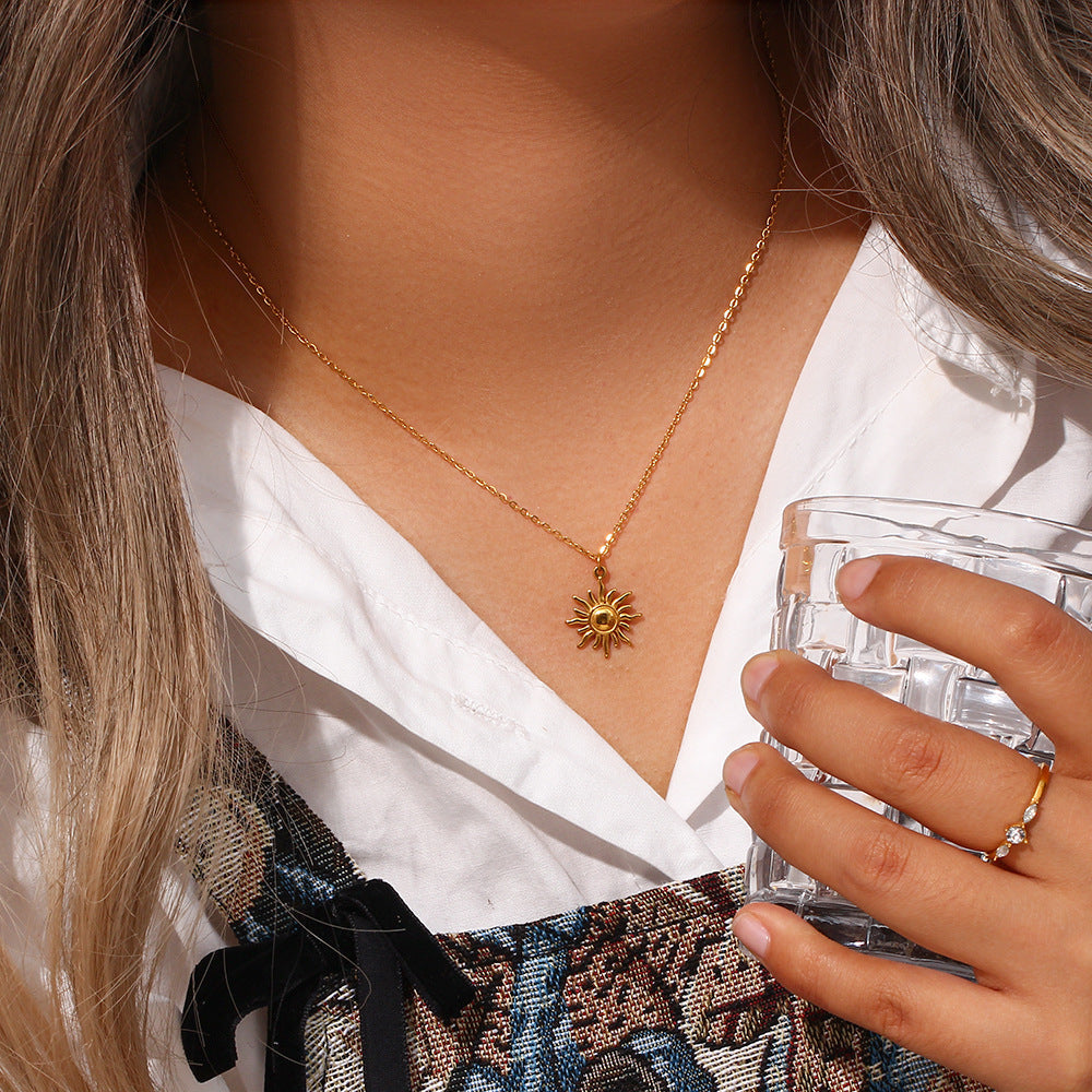 Eliora Gold Sun Necklace