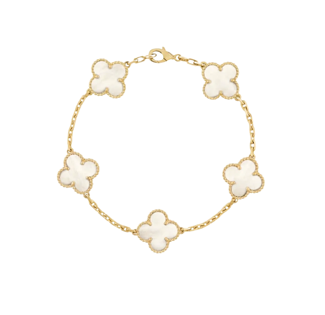 Golden Harmony | Clover Bracelet Set